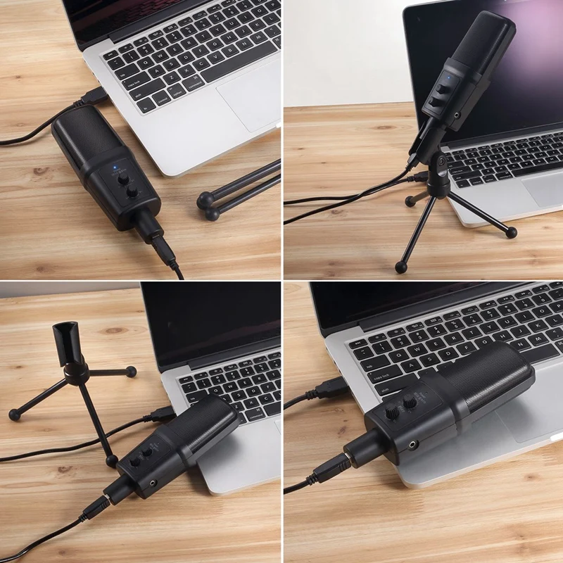 SF-970 проводной микрофон USB конденсаторный звук Запись микрофон с подставкой для чат пение караоке ноутбук Skype