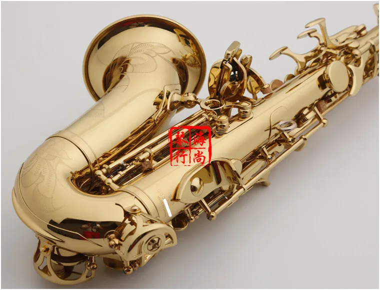 KALUOLIN изогнутый саксофон сопрано золотой лак Sax профессиональные музыкальные