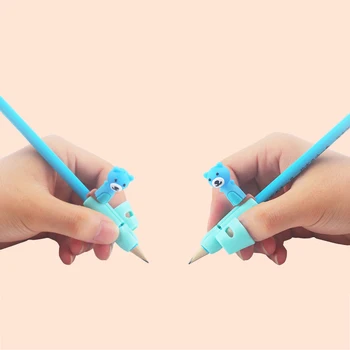 

Butterfly Style Three Fingers Writing Corrector Pencil Holder with a Cute Doll Kids Learning Device SP99