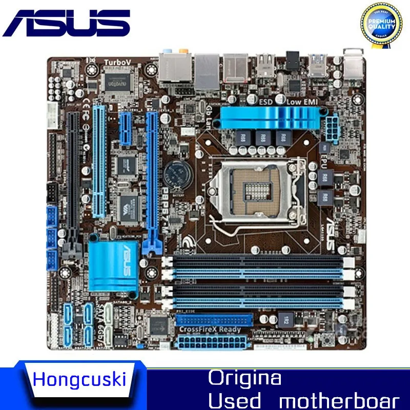 

Для ASUS оригинальная материнская плата P8P67-M DDR3 LGA 1155 платы 32 Гб USB2,0 USB3.0 десктопная материнская плата