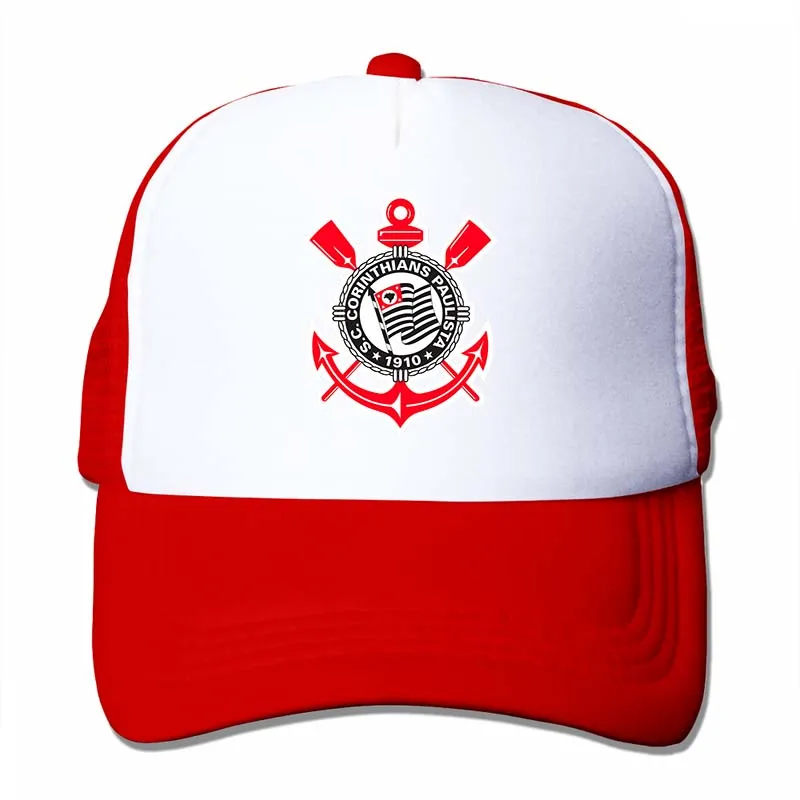Corinthians Paulista Footballs Soccers snapback Fitness Baseball cap men women Trucker Hats fashion adjustable cap - Цвет: 4-Red