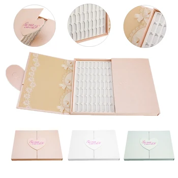 

126Colors Nail Display Showing Shelf Book Nail Polish Display Manicure Board Card Palette Chart Practice Nail Art Tools