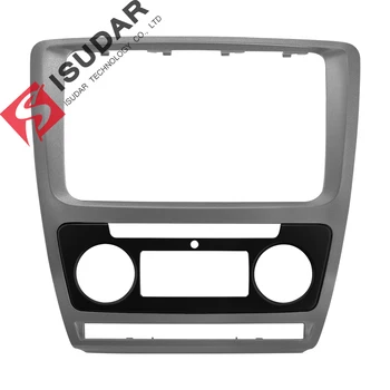 

ISUDAR 2din Autoradio Fascia for Skoda Octavia 2 2010-2013 Audio Stereo Panel Mounting Installation Dash Kit Trim Frame Adapter