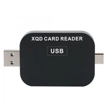 

Memory Card Reader 2 in 1 USB3.0 Aluminum Sandblasted Shell Black Reader 500MB/S New