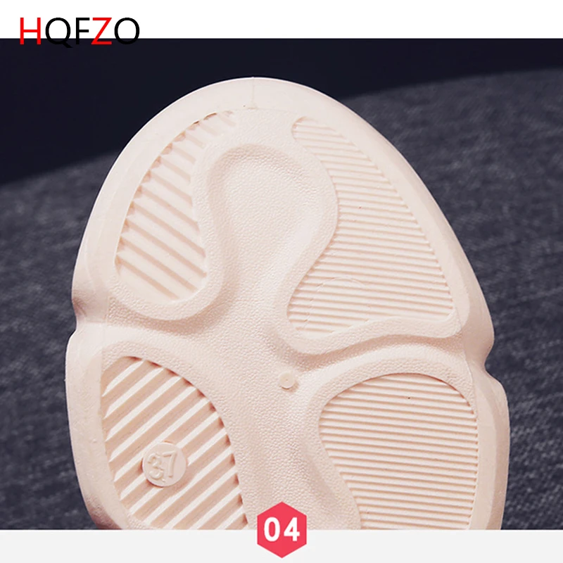 HQFZO Casual Women Autumn Sneakers Platform Chunky Sneakers For Women Vulcanize Shoes Zapatos De Mujer Basket Femme