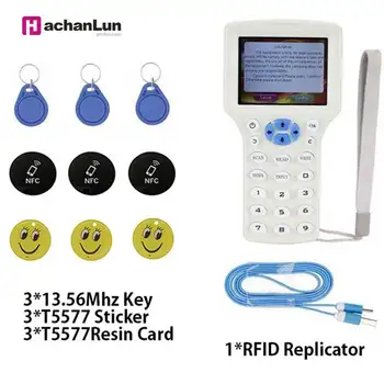 

English version 10 frequency access control card duplicator NFC IC / ID smart chip reader RFID encryption program crack reader