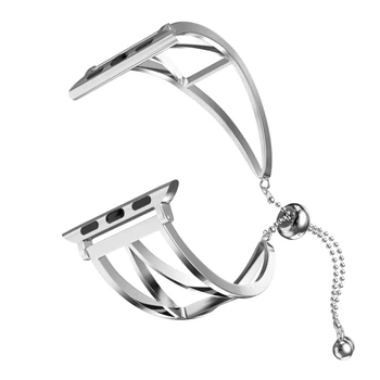 

Watch Band Strap Hollow-out Stainless Steel Universal Wristband Wristwatch Bands Replacement Accessories