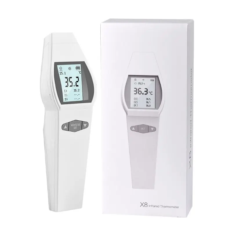 

Practical Forehead Ear Thermometer Digital Infrared Non Contact Temperature Measuring Tool for Toddlers Children Adults