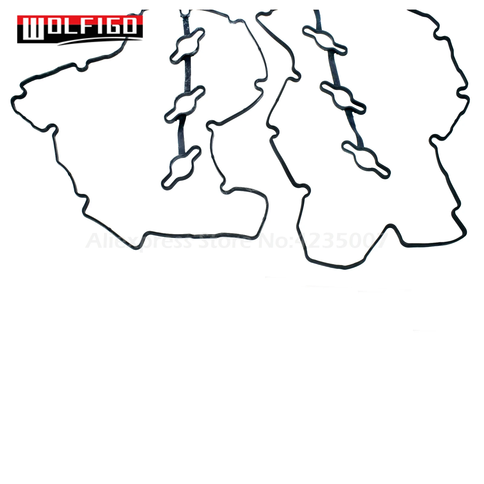 WOLFIGO 1/2 шт. прокладка клапанной крышки левый и правый для 07-12 Веракрус 06-10 Sedona 3.8L V6 224413C110, 224533C110, 711060300