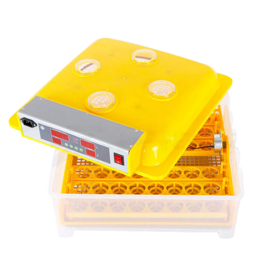 48 Eggs Incubator Hatcher Brooder Digital Temperature Control Automatic Turning Farm Hatchery