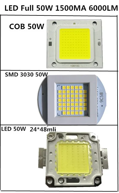 Полный ватт СИД COB 3030 10W 20W 30W 50W 1500MA 32V 6500LM чип 50w высокой мощности свет лампы для
