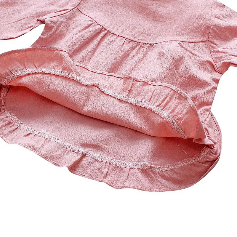 Блузка для маленьких девочек; осенние рубашки с длинными рукавами для девочек; детская одежда; Детские рубашки принцессы для девочек; топ; От 1 до 5 лет для малышей