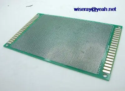 DHL/EMS 20 штук 90X150X1,6 мм двухсторонняя печатная схема pcb плата программирования 123 мм отверстие pitch-A8