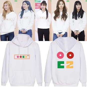 

kpop TWICE Sweatshirts Women Pink Women's Gown With A Hood Hoodies Ladies Long Sleeve Casual Hooded Pullover Clothes Sweatshirt
