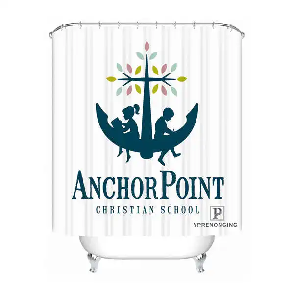 Shower Curtain Пользовательские якорь клуб моды Водонепроницаемый душ Шторы Главная Ванна Ванная комната s крючки полиэфирной ткани Multi Sizes180509-10 - Цвет: Shower Curtain