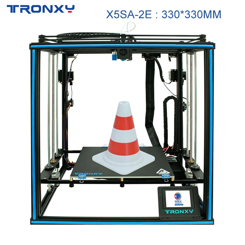 3D принтер TRONXY 2 в 1 с подогревом из алюминиевого сплава наборы сделай сам