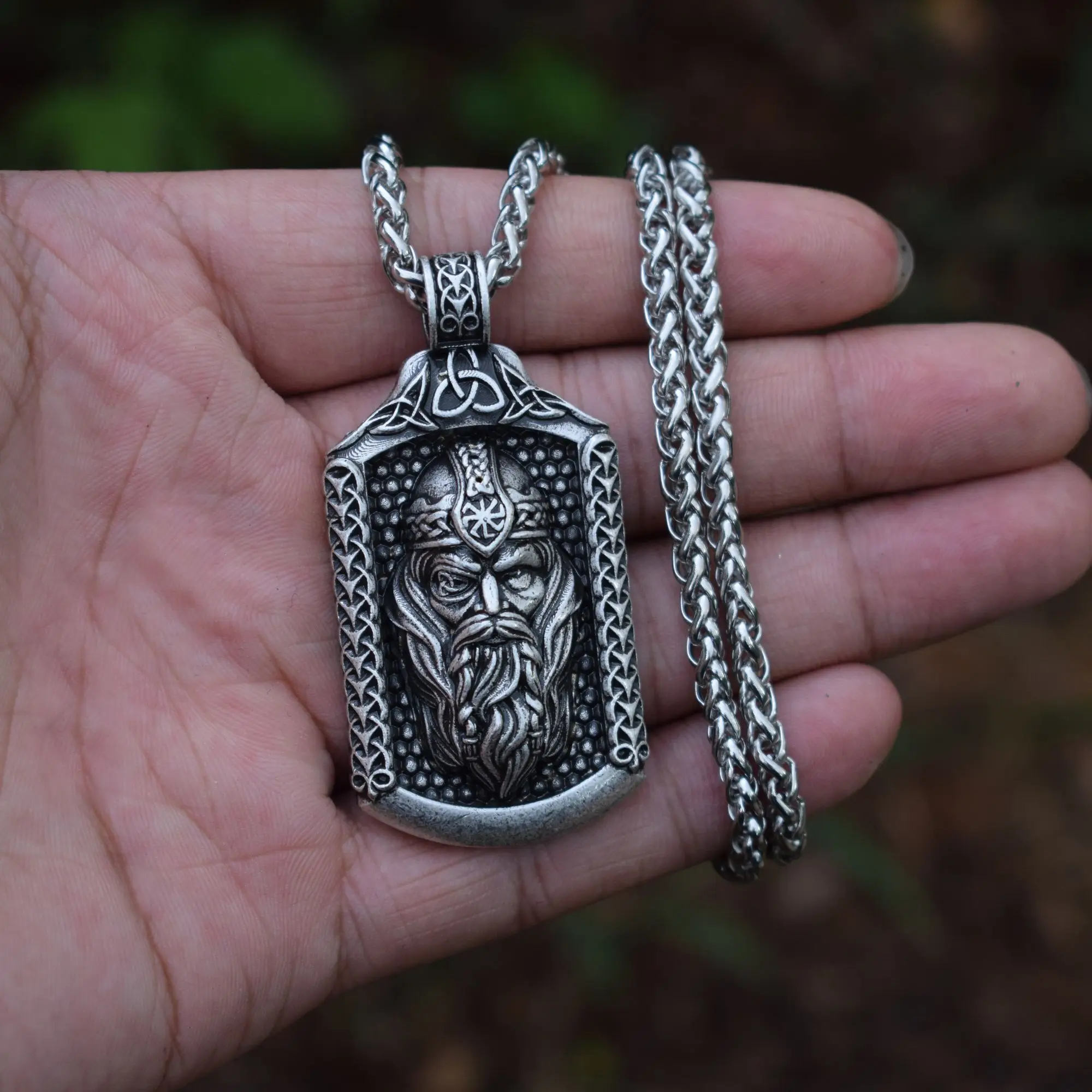 Odin кулон Allfather ожерелье викингов религиозный кулон Odin ожерелье скандинавский, норвежский ювелирные изделия