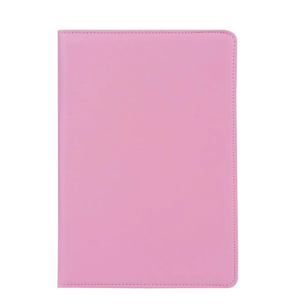 Умный чехол из искусственной кожи для Apple IPad 7 10,2 дюймов, чехол для планшета с поворотом на 360, чехол для нового Ipad 10,2 дюймов, чехол для планшета+ ручка - Цвет: Розовый