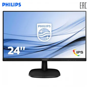 

LCD Monitors PHILIPS 243V7QDSB (0001) PC peripherals computer game monitor FHD MVA 23.8'' FHD IPS nonGLARE 250cd m2 10М:1 VGA DVI HDMI