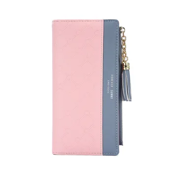 

New Style Wallet Long Women's Zipper Wallet Korean-style Tassled Simple Versatile Purse