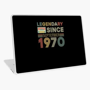 

Since Bday September 1970 Vintage 50th Birthday laptop sticker skin for MacBook HP Acer Dell ASUS Lenovo