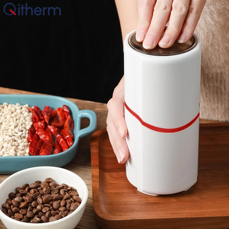 Mini Electric Coffee Grinder Portable Bean Nut Herb Coffee Grinders
