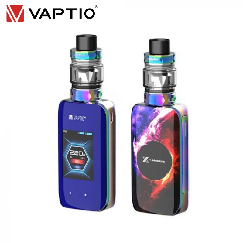 

VAPTIO X-HUBBBLE APOLO KIT 220W Vape box mod kit e-cigarettes 5.0ml tank Vaporizer Resistance 0.17ohm