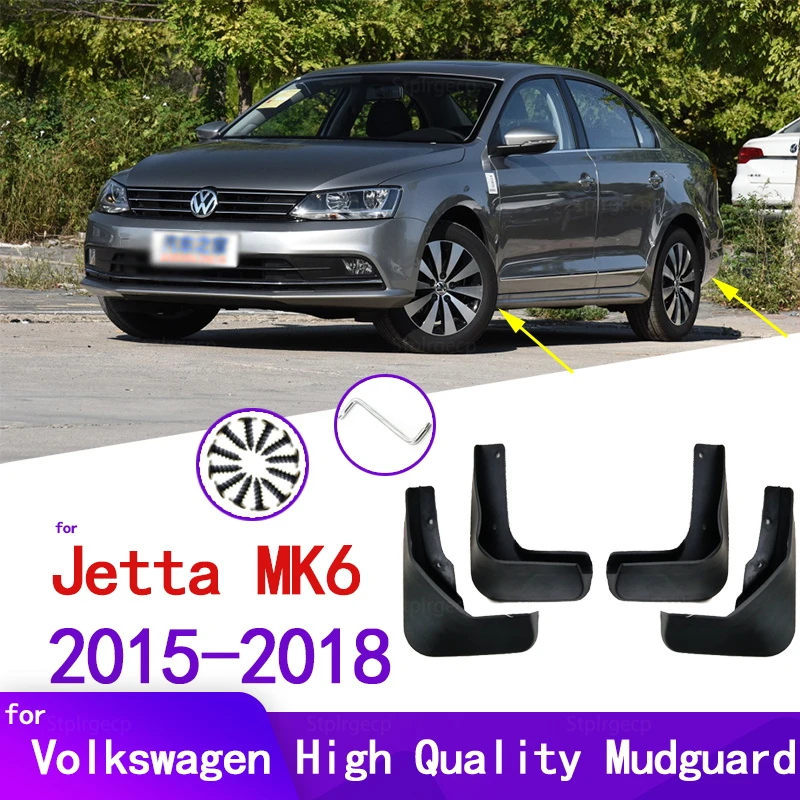 

Брызговики для Volkswagen, VW Jetta 2015-2018 MK6