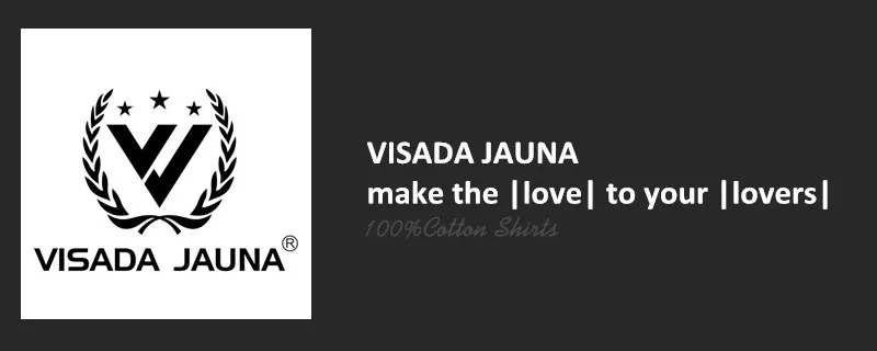 VISADA JUANA, мужская рубашка с длинным рукавом, высокое качество, мужские повседневные топы, рубашки на пуговицах Y73