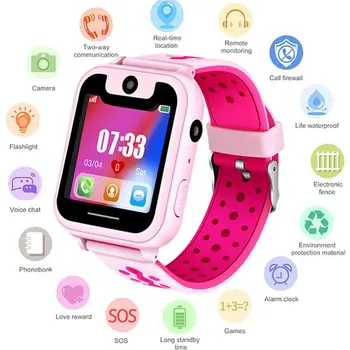 

S6 Kids Smart watch LBS Smartwatches Baby Watch Children SOS Call Location Finder Locator Tracker Anti Lost Monitor Kids Gift