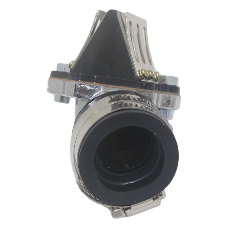 

10x8x8CM Intake Manifold Carburetor Connector Interface Reed Valve 2 Stroke Scooters PWK JOG 50 90 Carburetor Parts