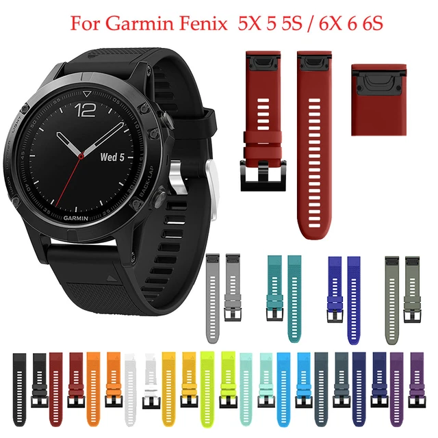 Correa de liberación rápida Garmin Fenix 6X Pro  Correa Garmin Fenix 5x  Plus 26mm-26mm-Aliexpress