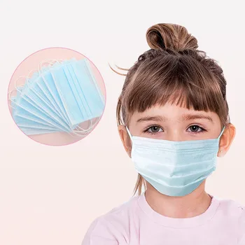 

30PCs Children Breathable material and cute patterns 3Ply Face -Fog Non-Woven Ear Loope useful and fashionable mascherina #6