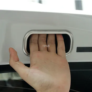 

For Toyota C-HR CHR 2016 2017 2018 2019 Stainless Steel Rear Tailgate Trunk Switch Trim Cover Accessories