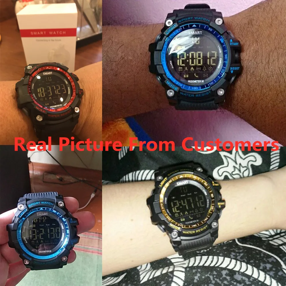Новинка EX16 Спортивные Bluetooth Смарт часы Xwatch 5ATM IP67 водонепроницаемые умные часы Шагомер Секундомер Будильник долгое время ожидания