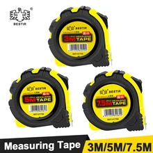 

BESTIR Measuring Tape Measure 3M 5M 7.5M Metric Centimeter Tape 10Ft 16Ft 25Ft Measuring Tool Ruler With Metric And Feet