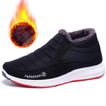 Women Winter Warm Ankle Boots Women's Classic Plush Furry Slip On Shoes Woman Soft Casual Ladies Flat Short Boots Female