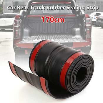

170x11cm Durable Rubber Truck Bed Tailgate Gap Cover Practical Multi-functional Classic Filler Seal Cap for Pickup Truck