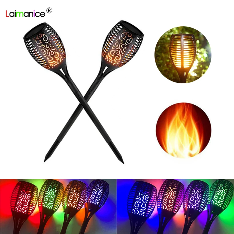 2/4 шт. водонепроницаемые светодиодные фонарики на солнечной батарее | Лампы и