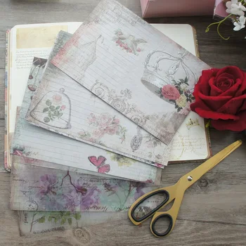 

8 Sheets/lot 14*20cm Mysterious Royal Garden Paper Design Wrapping Creative Craft Background Scrapbook Paper