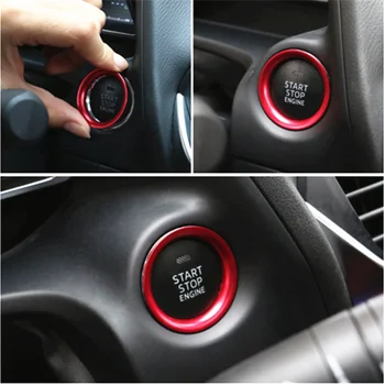 

Engine START Button Replace Cover STOP Switch Accessories Key Decoration Universal Mazda 2 3 6 BM BN 6 GJ1 GL CX-4 CX-5 CX5