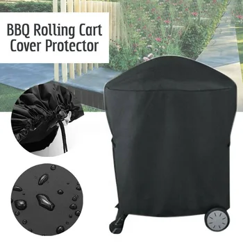

Rainproof Garden Dust Resistant Windprood Picnic Grill Cover Outdoor Barbecue Waterproof Solid Durable For Weber Q200 Series