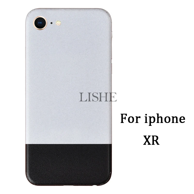 Классическое поколение 1St шаблон телефон наклейка для iPhone 6 6S 7 8 Skins для iPhone X Xs XR Xs Max 6 7 8 Plus полная задняя пленка наклейка - Цвет: For iPhone XR