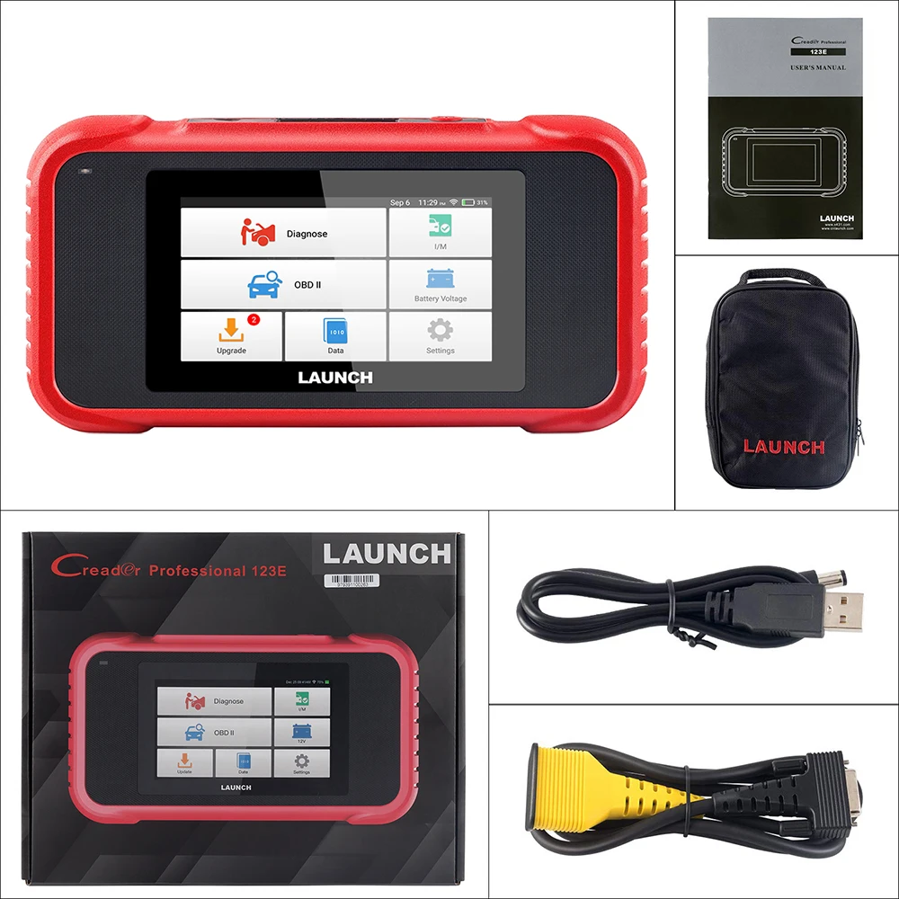 Запуск X431 CRP129E CRP123E OBD2 автоматический сканер двигателя ABS SRS на тормозном масле SAS ETS TMPS сброс бесплатное обновление pk CRP129 CRP123