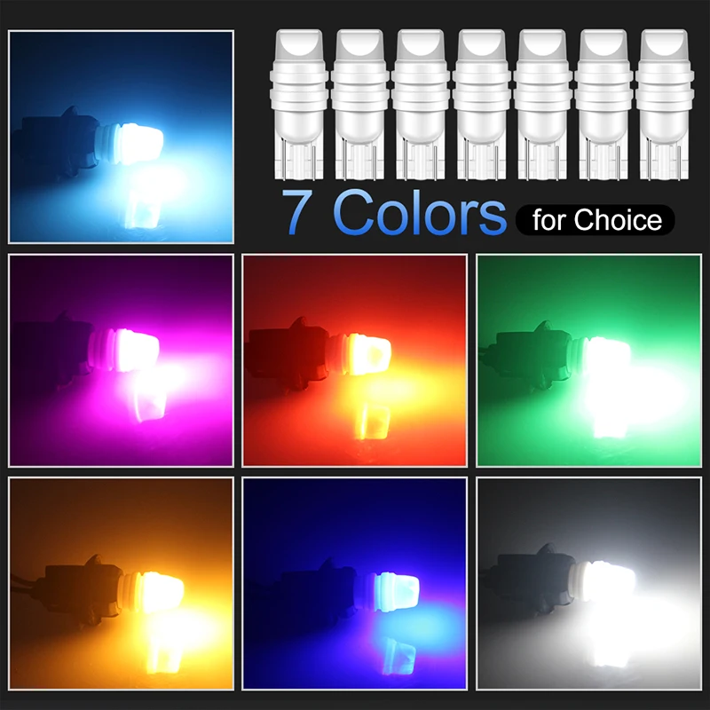 10x T10 Led W5W Led ����� 3D Canbus ���� �ڵ��� ���׸��� ���� WY5W 194 168 ���� �� ����Ʈ �Ǳ� �÷���Ʈ �� ���̵� ����