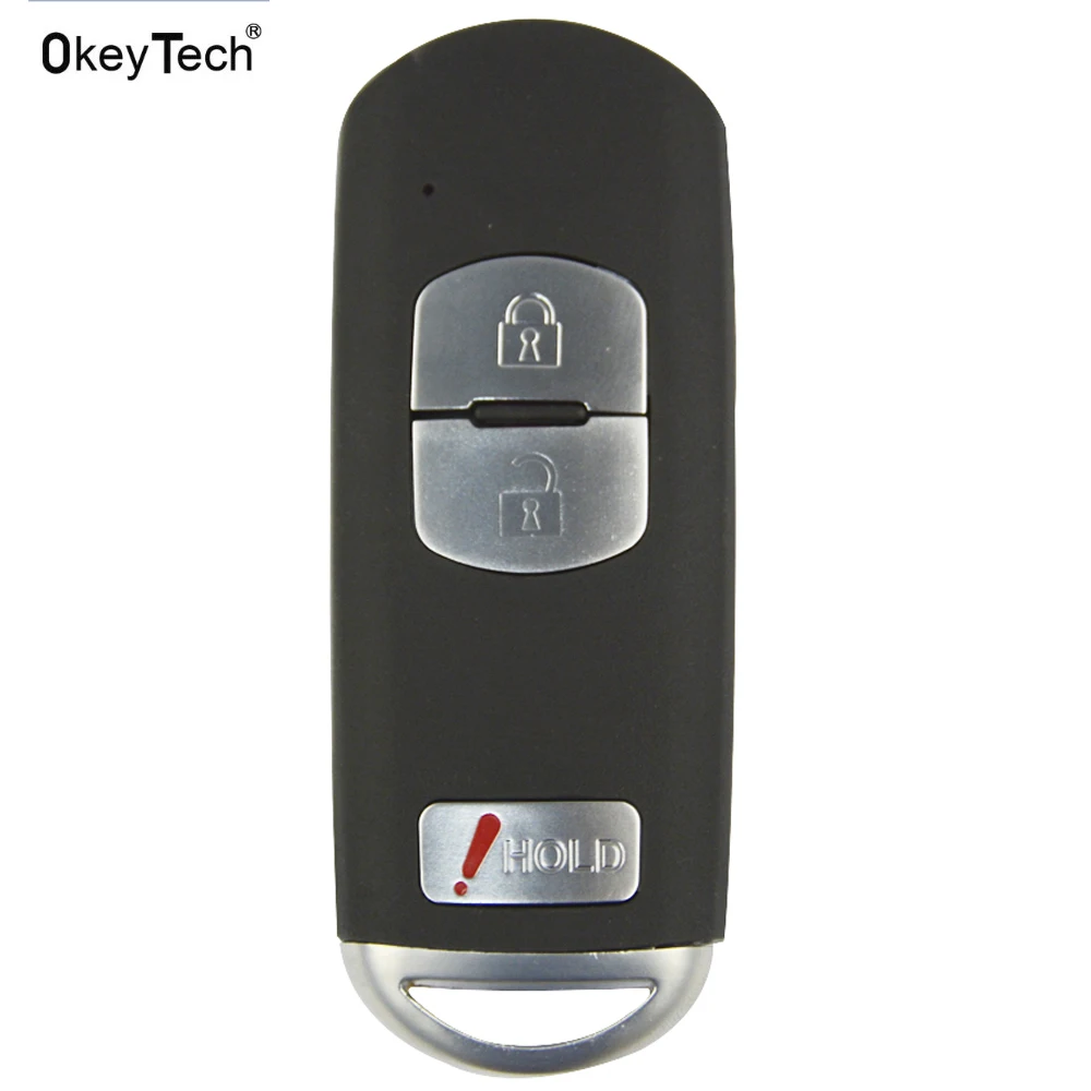 OkeyTech 3 кнопки смарт дистанционные брелки для ключей в виде ракушки Mazda M3 M6 X 5 на
