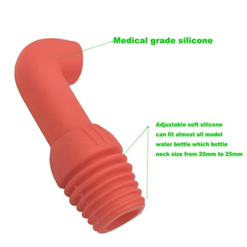 

3pcs Universal Douche Bidet Cleaner Portable Travel Handheld Home Hygiene Wash Nozzle Silicone Bathroom Toilet Sprayer