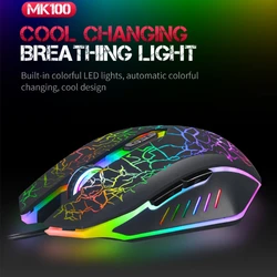 Led com fio gaming mouse backlit ratos windows pc gaming usb computador óptico ratos ergonômico gamer mouse