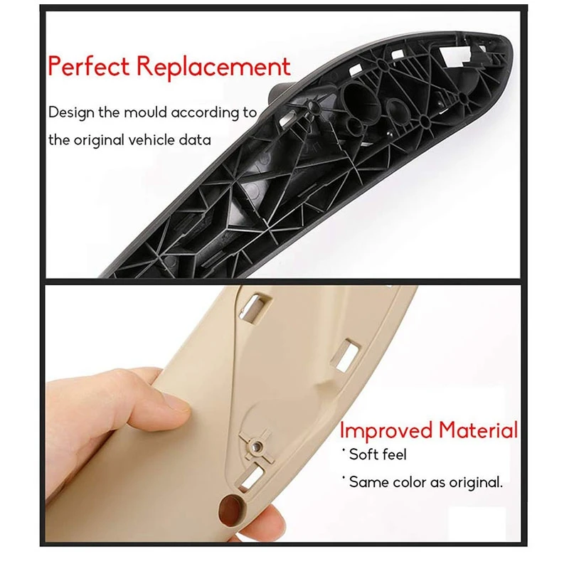 Door Handles,Inner Door Support Trim Pull Strap Cover Driver Side Left Front Door Armrest Bracket for BM W 3 Series 4 Series