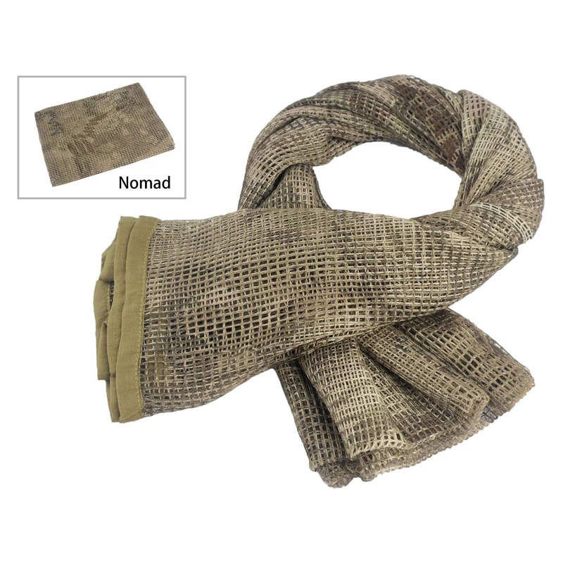 Bufanda táctica de malla camuflaje, bufandas militares de camuflaje, deporte al aire libre, velo facial de francotirador, juego de guerra, Camping, caza, ciclismo| | - AliExpress